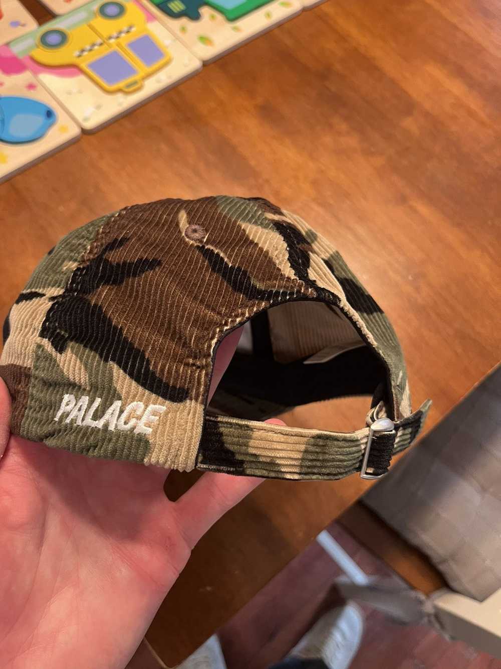 Palace Palace corduroy p 6-panel cap hat camo gre… - image 2