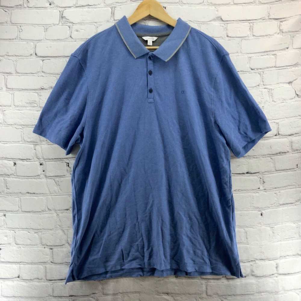 Calvin Klein Calvin Klein Polo Light Blue Mens Sz… - image 1