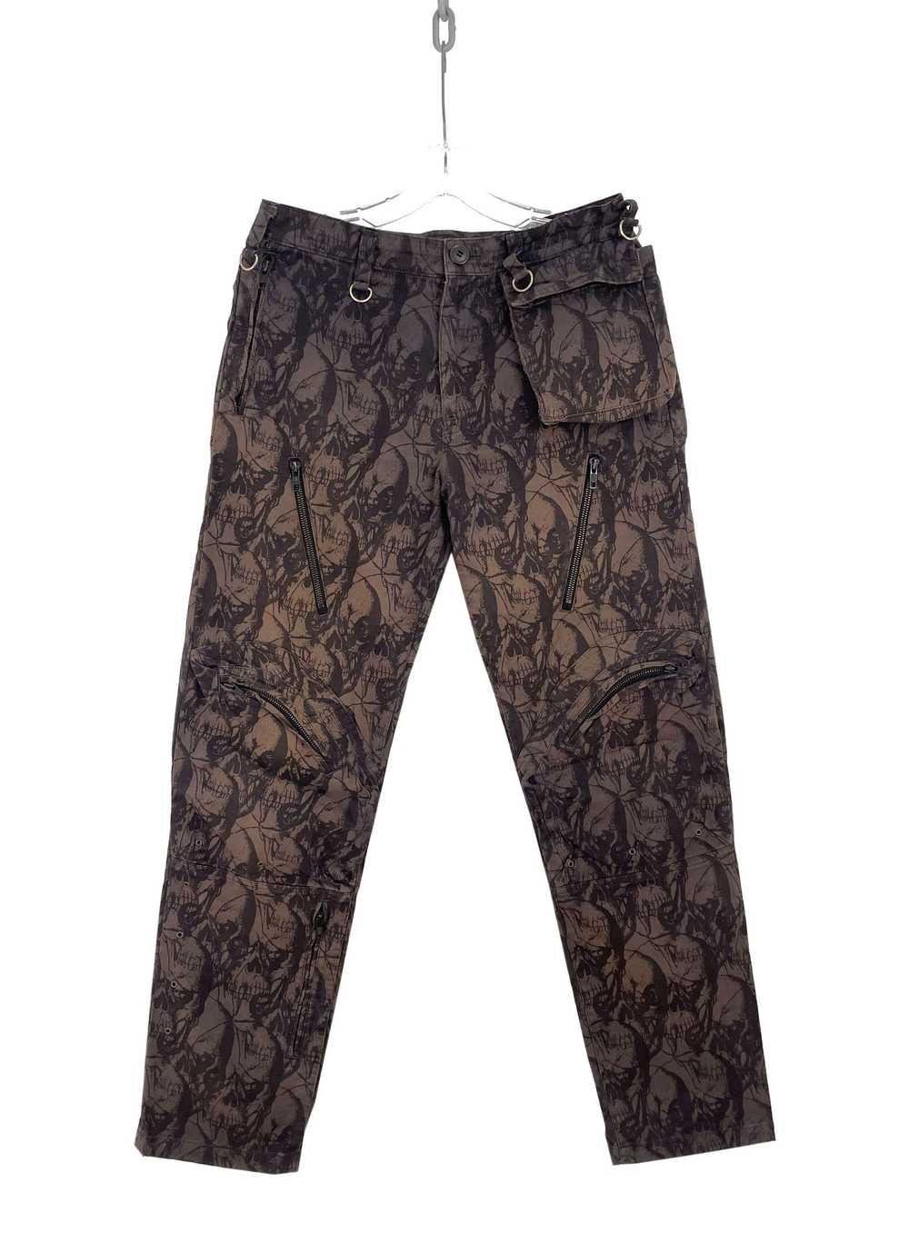 Undercover AW03 Paper Doll Osama Skull Cargo Pants - image 1