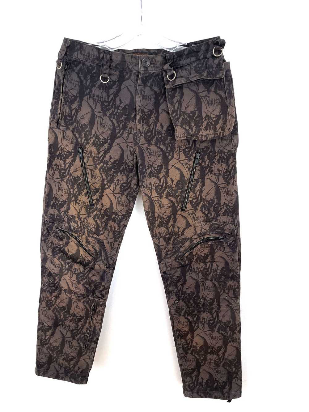 Undercover AW03 Paper Doll Osama Skull Cargo Pants - image 2