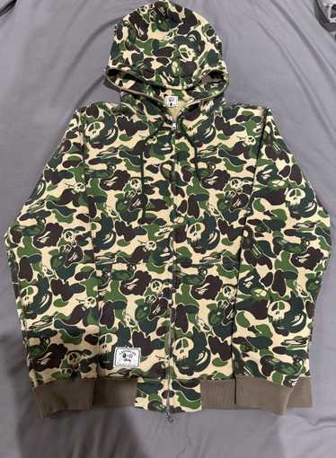 Bape × Stussy BAPE × STUSSY Green Camo Full-Zip Ho