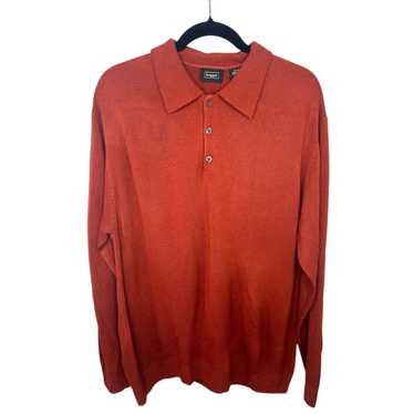 Haggar Haggar Long Sleeve Polo Sweater XL