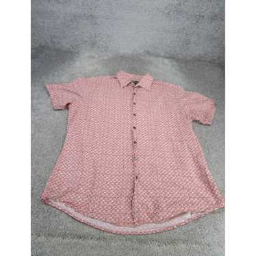 Rodd & Gunn Mens Large Pink Cotton Button Front S… - image 1