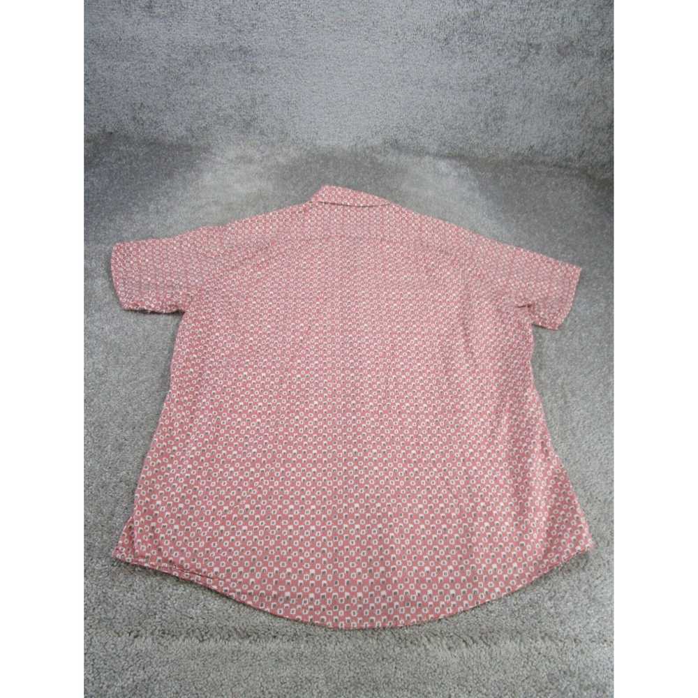 Rodd & Gunn Mens Large Pink Cotton Button Front S… - image 3