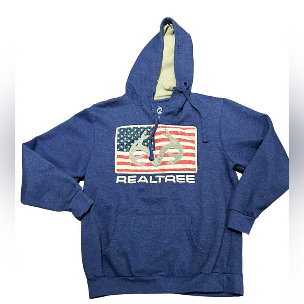 Realtree RealTree Denim Blue Adult Medium Hoodie … - image 1