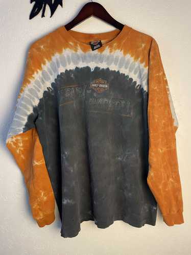 Harley Davidson × Vintage Tie dye vintage Clearwat