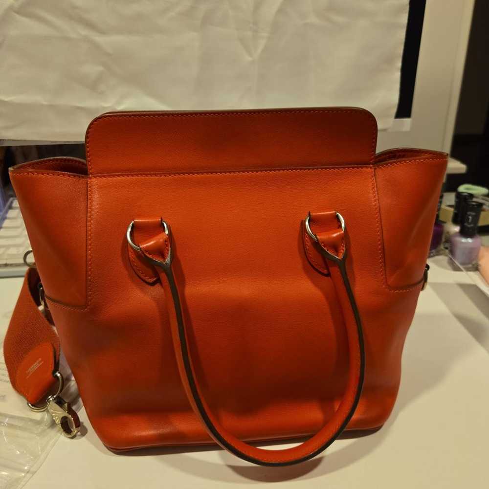 Hermès Toolbox leather handbag - image 8