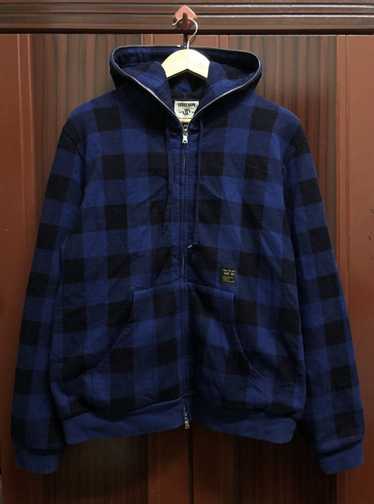 Bape URSUS BAPE Plaid Waffle Lined Fullzip Hoodie