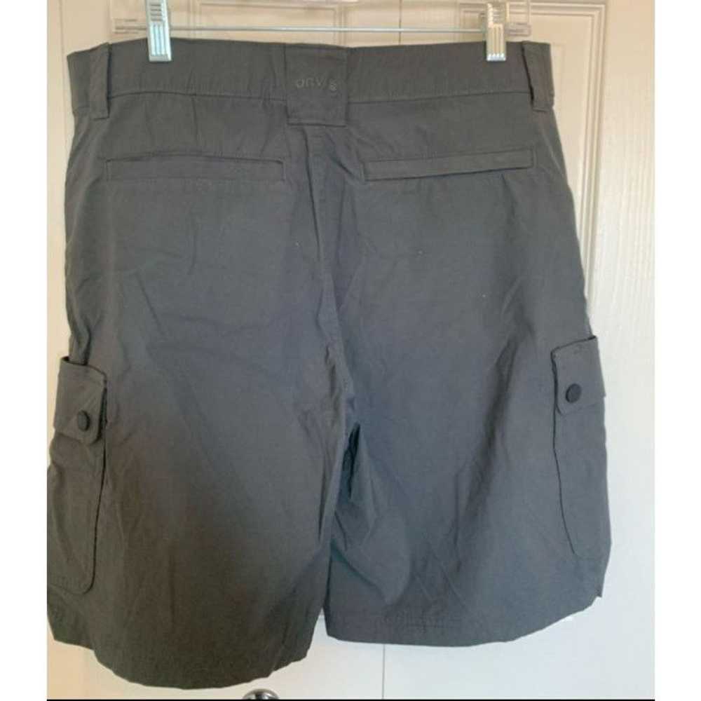 Orvis Orvis cargo shorts Gray size 34 mens euc - image 3