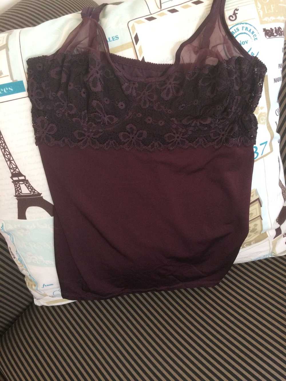 Luxury × Other Nina Von C Lace Underwire Bra Tank… - image 1