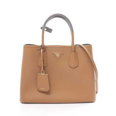 Prada Prada Saffiano Cuir Double Bag Handbag Tote… - image 1