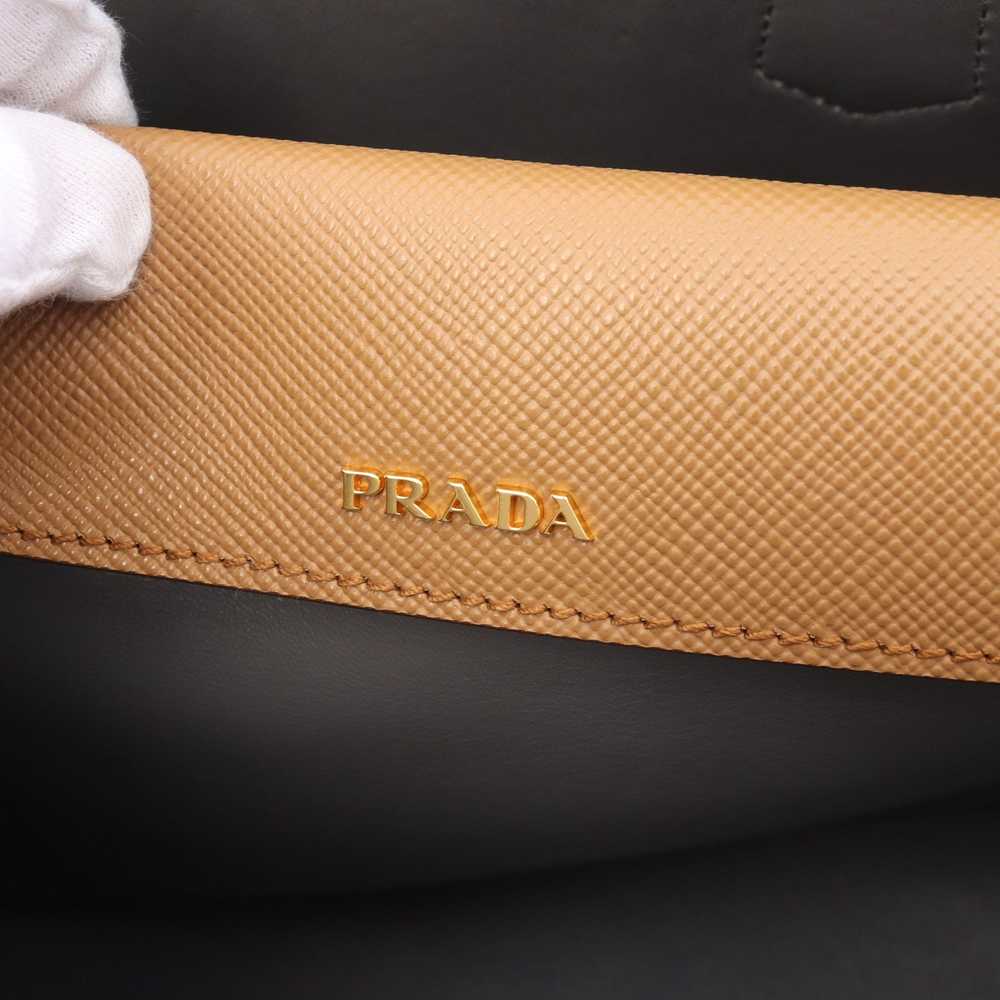 Prada Prada Saffiano Cuir Double Bag Handbag Tote… - image 4