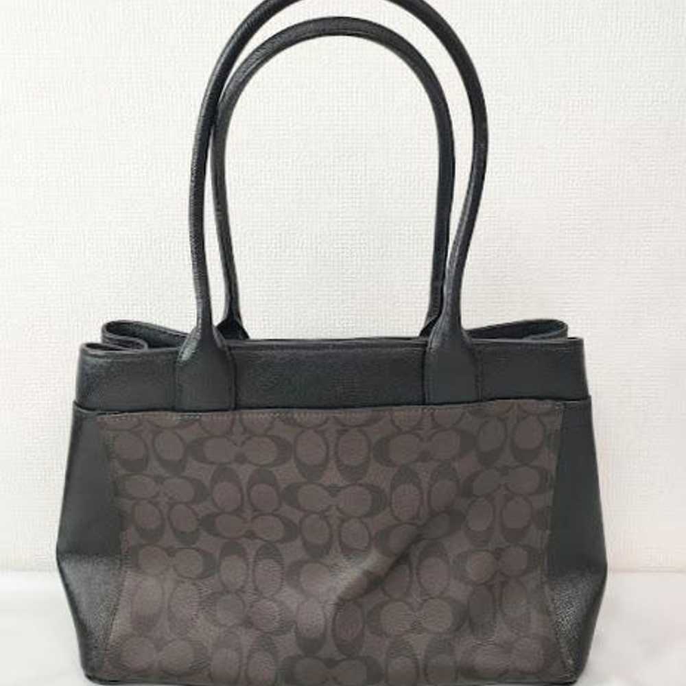 COACH F31475 Tote Bag Signature Handbag - image 4