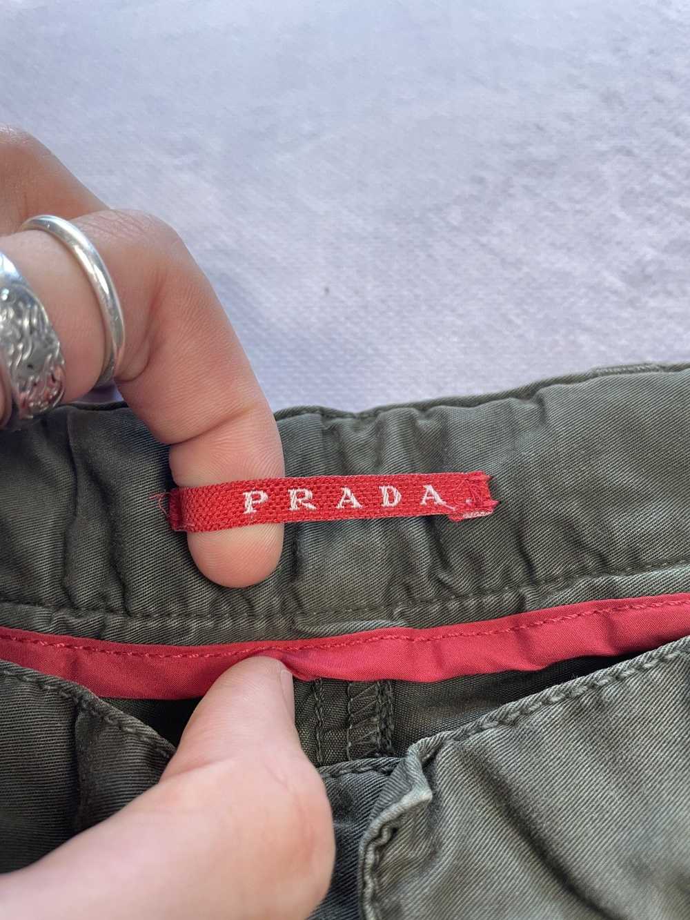 Prada × Vintage Prada Vintage Shorts Red Tab - image 10