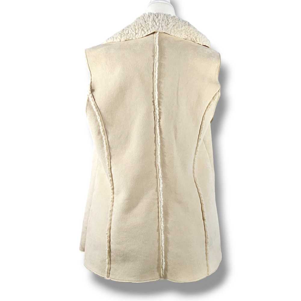 Other EUC Knox Rose Waterfall Open Vest Sz. L Cre… - image 3