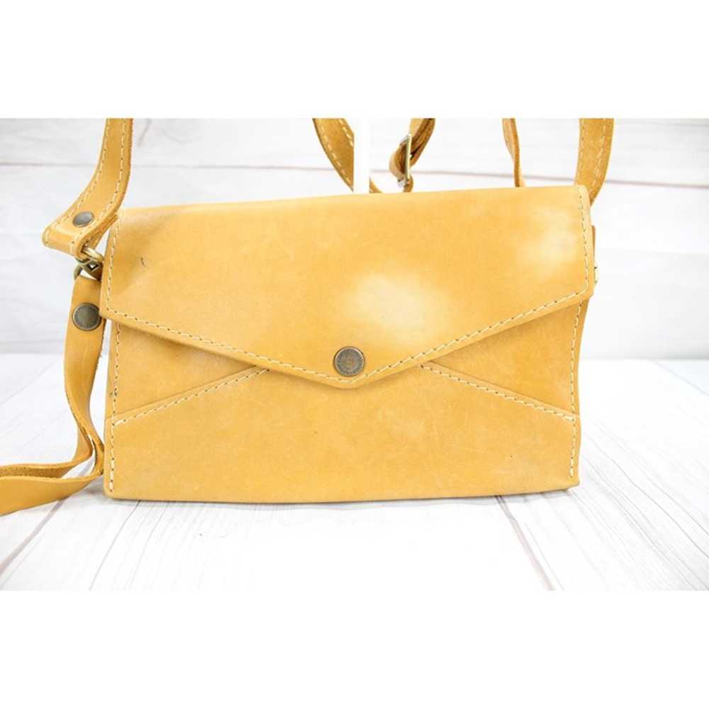 Portland Leather Goods Mustard Genuine Leather Pu… - image 3