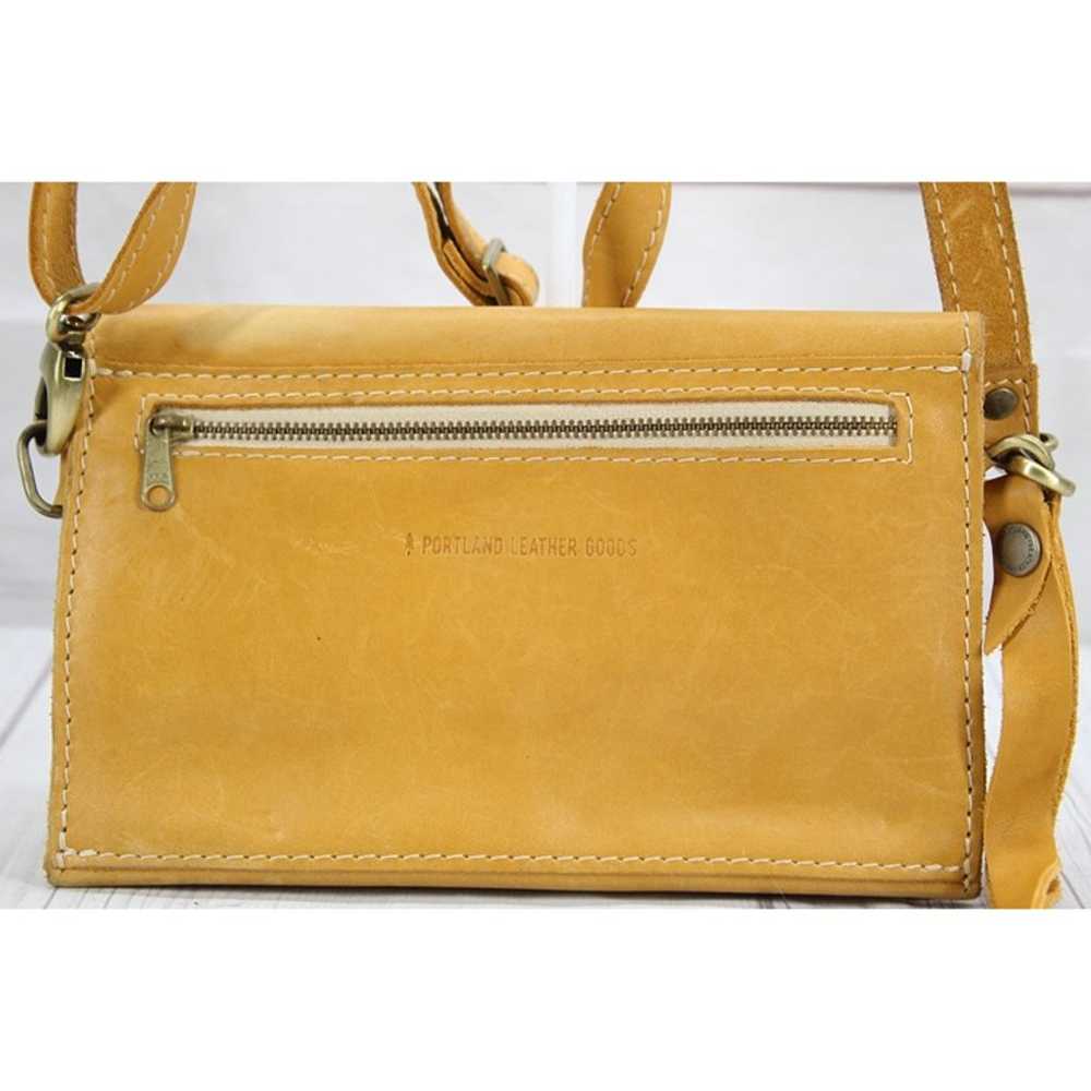 Portland Leather Goods Mustard Genuine Leather Pu… - image 5