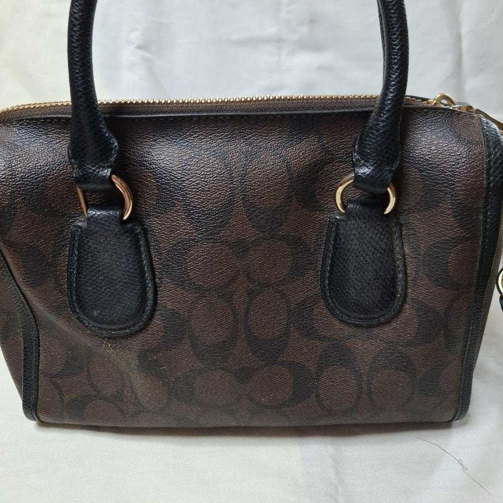 Coach shoulder bag Brown Leather - image 4