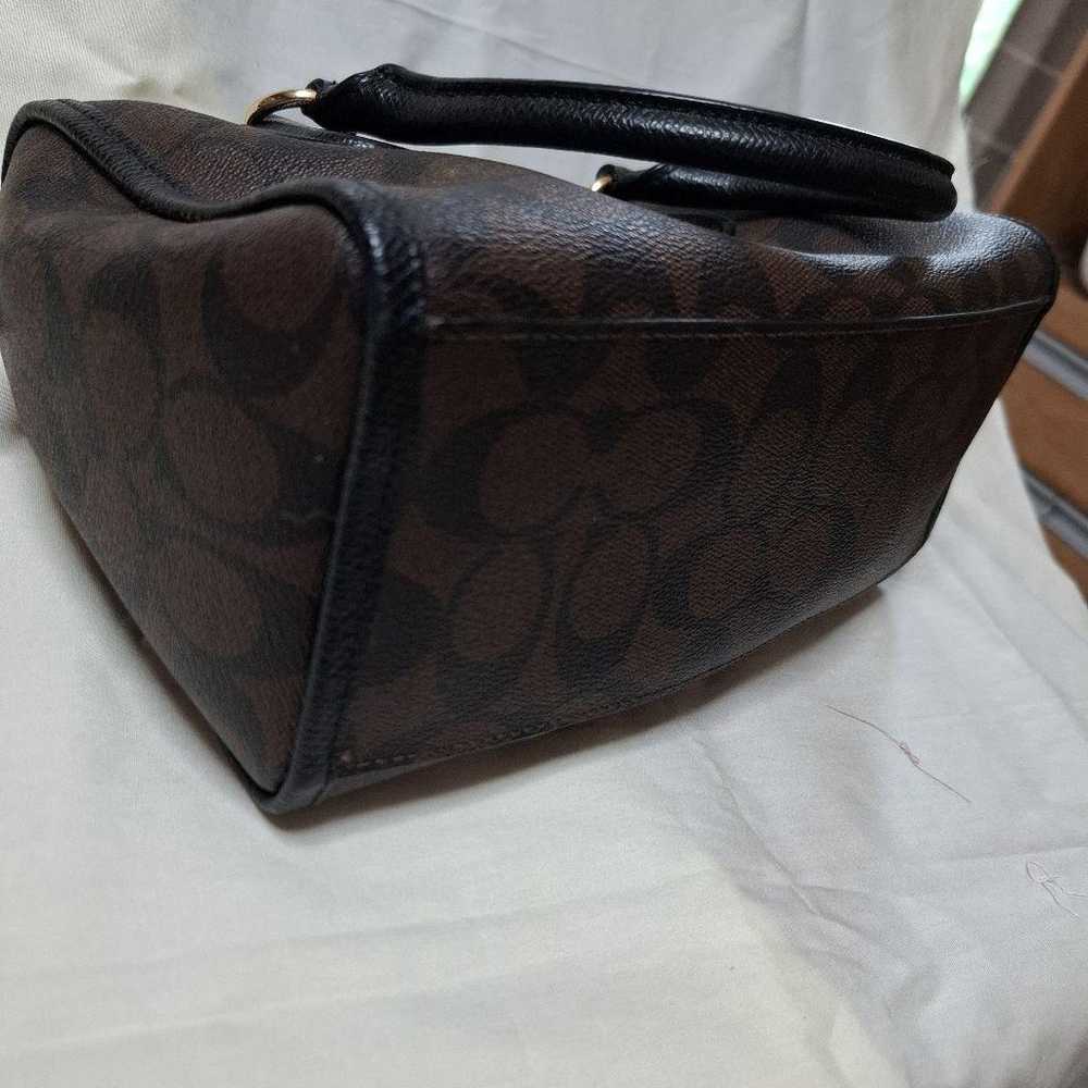 Coach shoulder bag Brown Leather - image 5