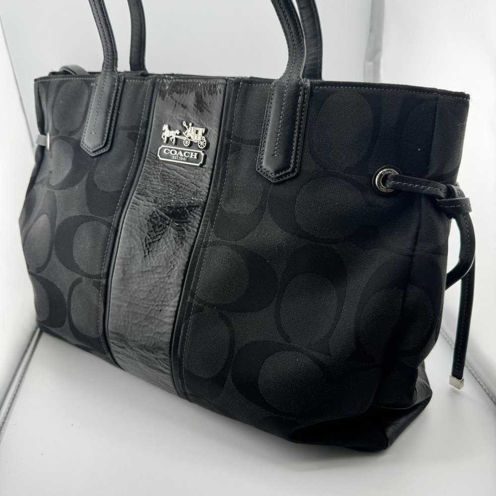 COACH Coach Tote Bag Signature Charlie Black - image 3