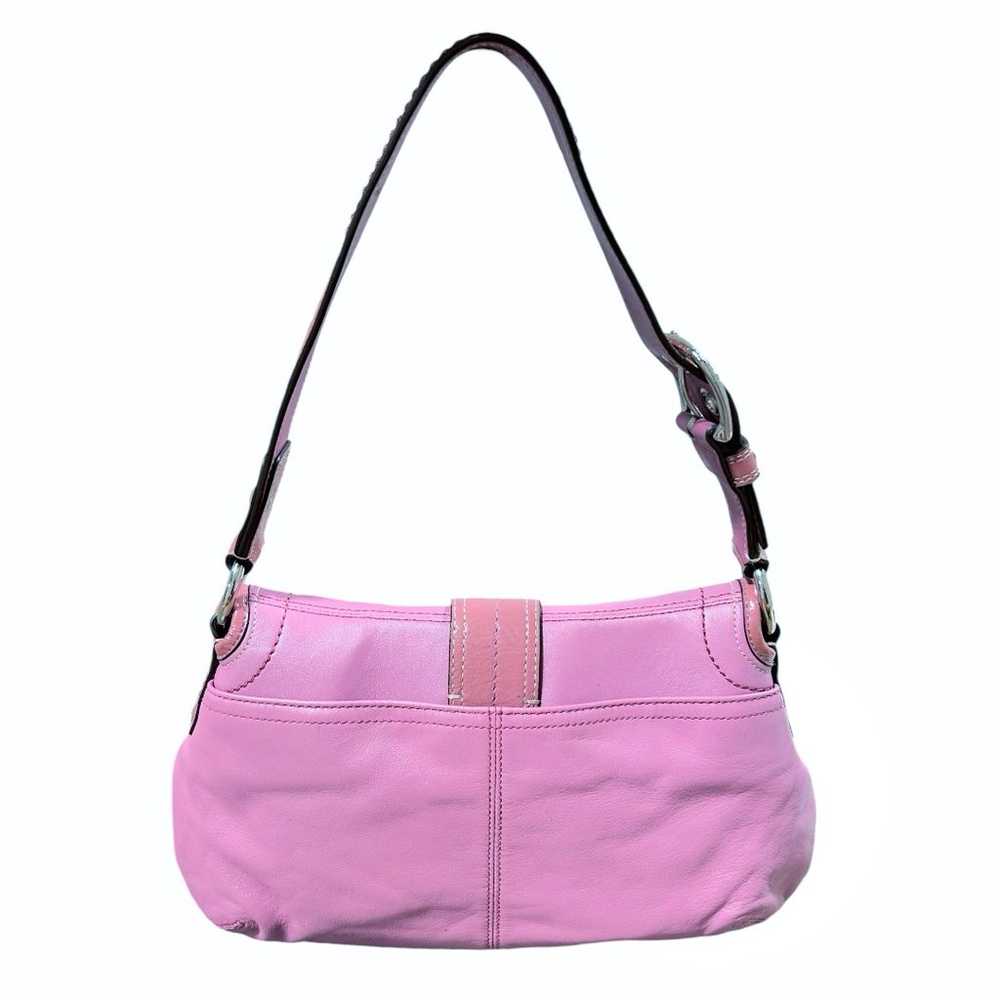 VINTAGE Y2K COACH F15204 Soho Flap Buckle Hobo Sh… - image 2