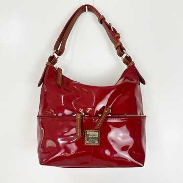 DOONEY& BOURKE Red Patent Leather Shoulder Bag