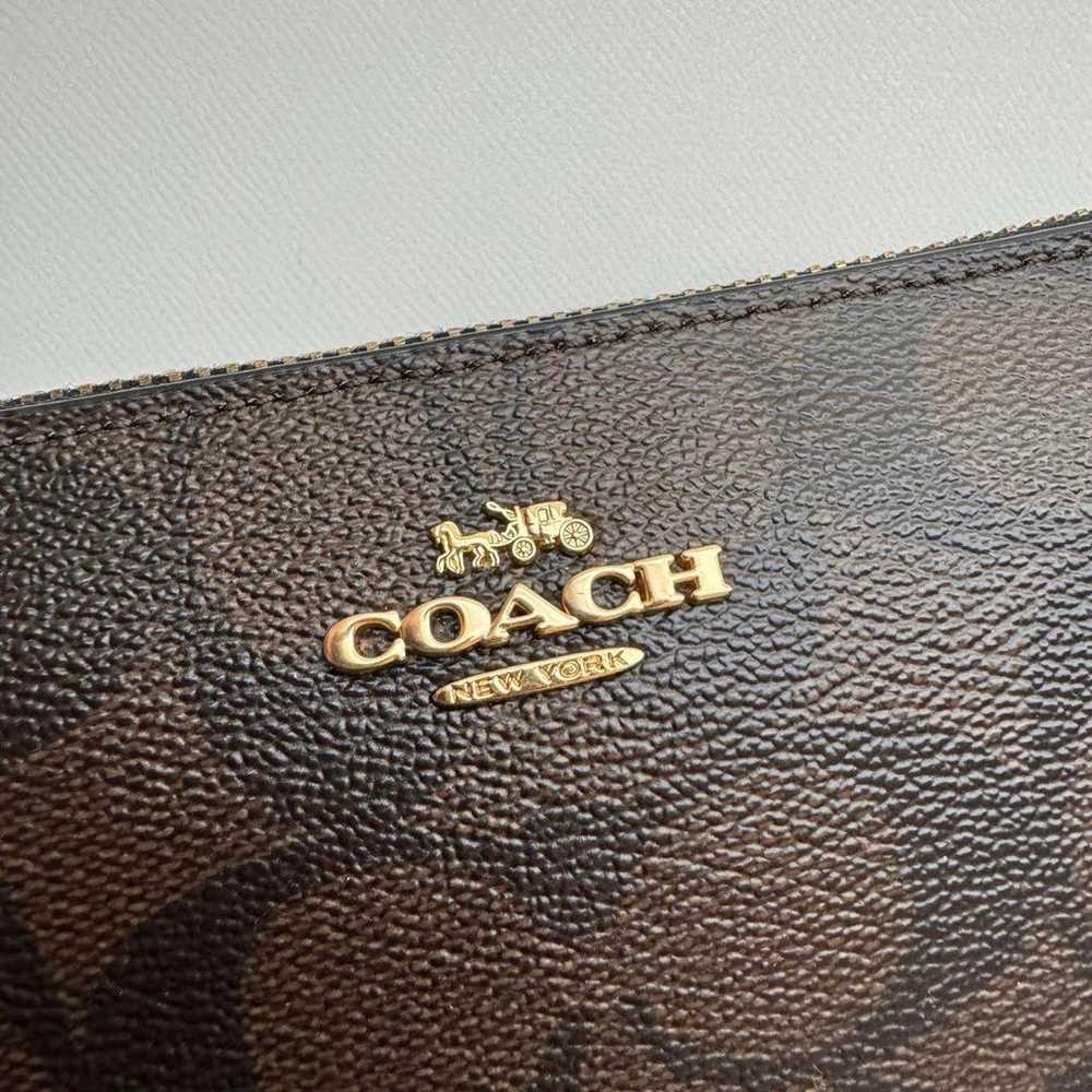 【Superb item】472 COACH Double Zipper Pouch - image 2