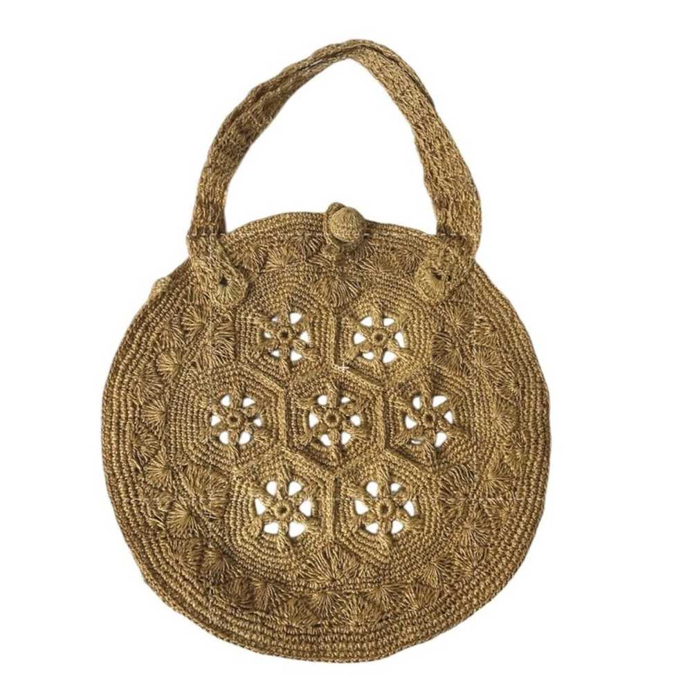 Vintage Summer Festival Round Women's Woven Purse - image 1