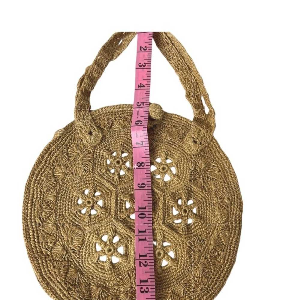 Vintage Summer Festival Round Women's Woven Purse - image 2