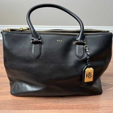 Polo Ralph Lauren leather tote bags