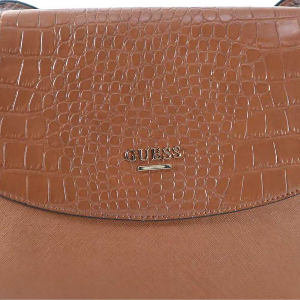 GUESS Shoulder Bag Logo Crossbody Crocodile Patte… - image 8