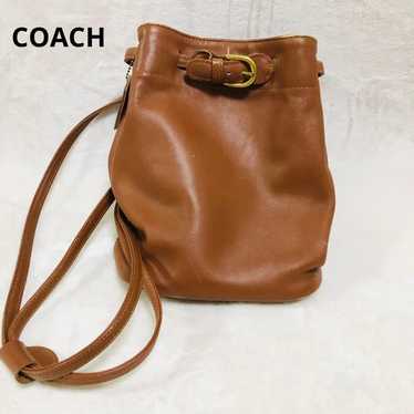 Authentic Old Coach COACH 4162 Leather Drawstring 