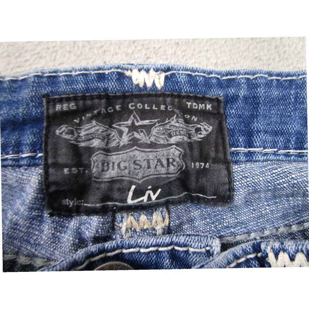 Vintage Genuine Western Blue Denim Big Star Liv S… - image 4