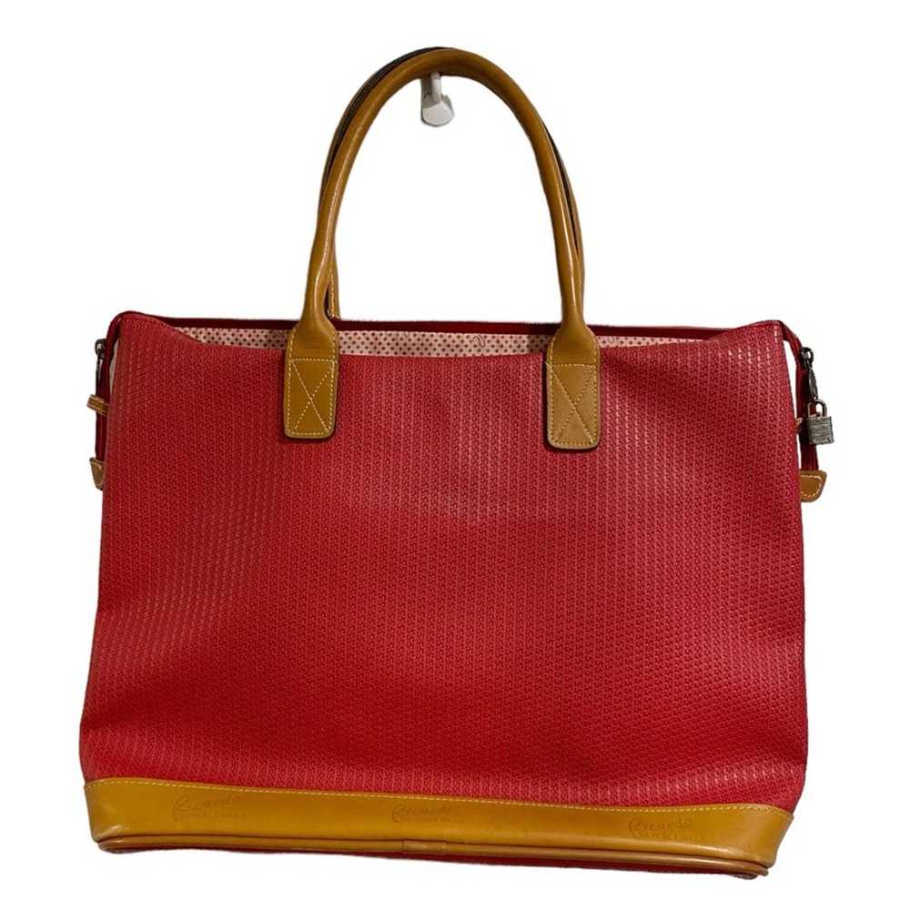 Ricardo of Beverly Hills Red Tote Bag - image 11