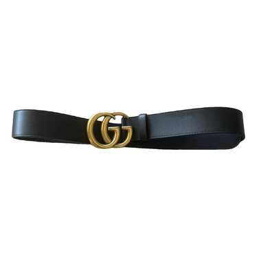 Gucci GG Buckle leather belt