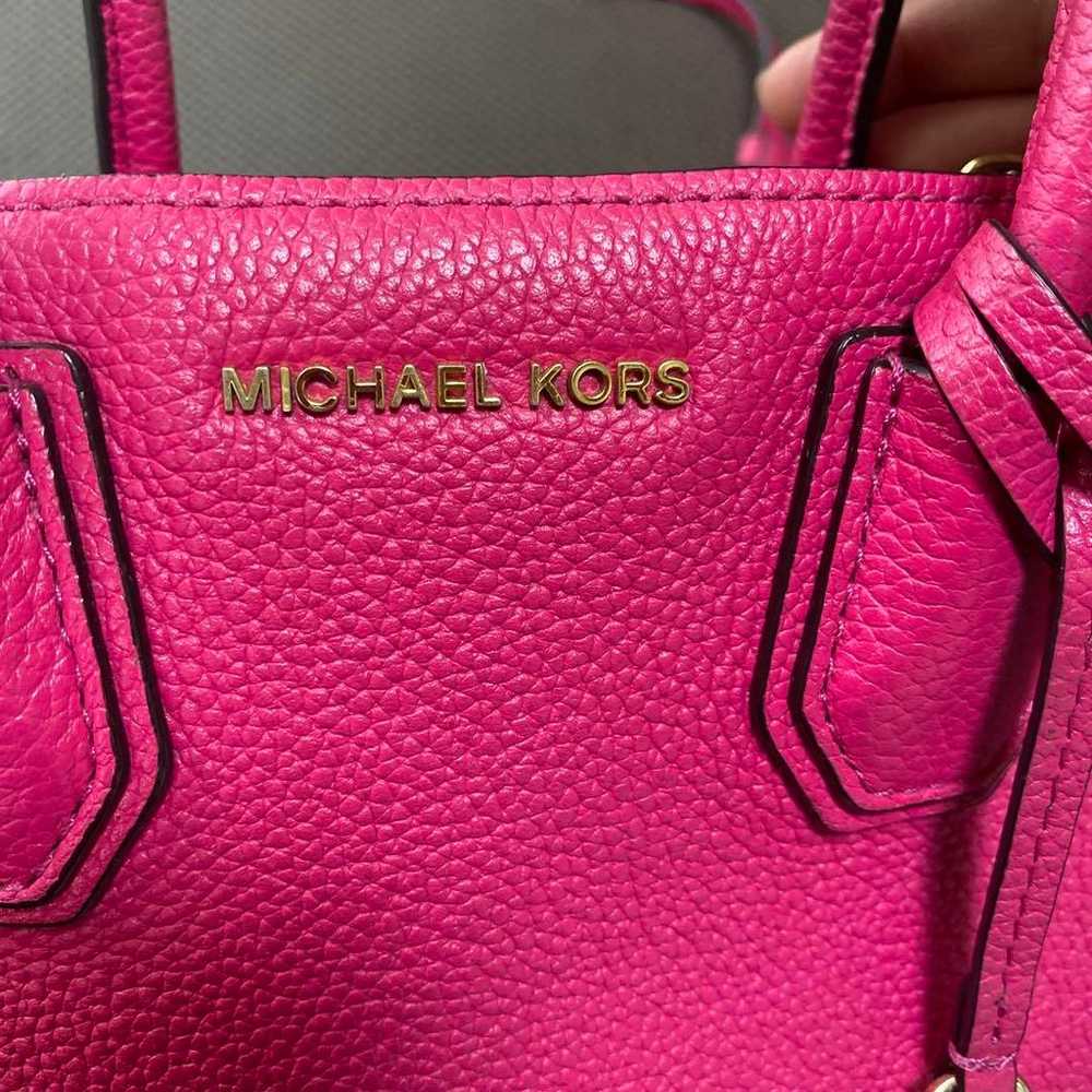 MICHAEL KORS Pink Leather Shoulder Bag - image 3