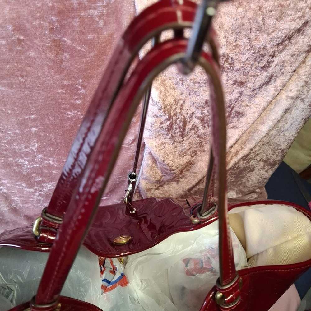 EUC COACH LARGE TOTE BAG PATENT LEATHER - image 3