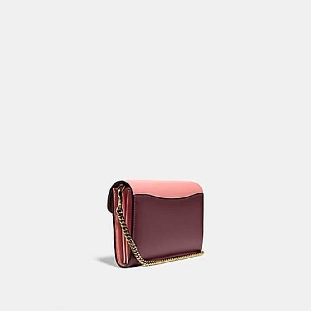 Tabby chain clutch in colorblock signature canvas - image 4