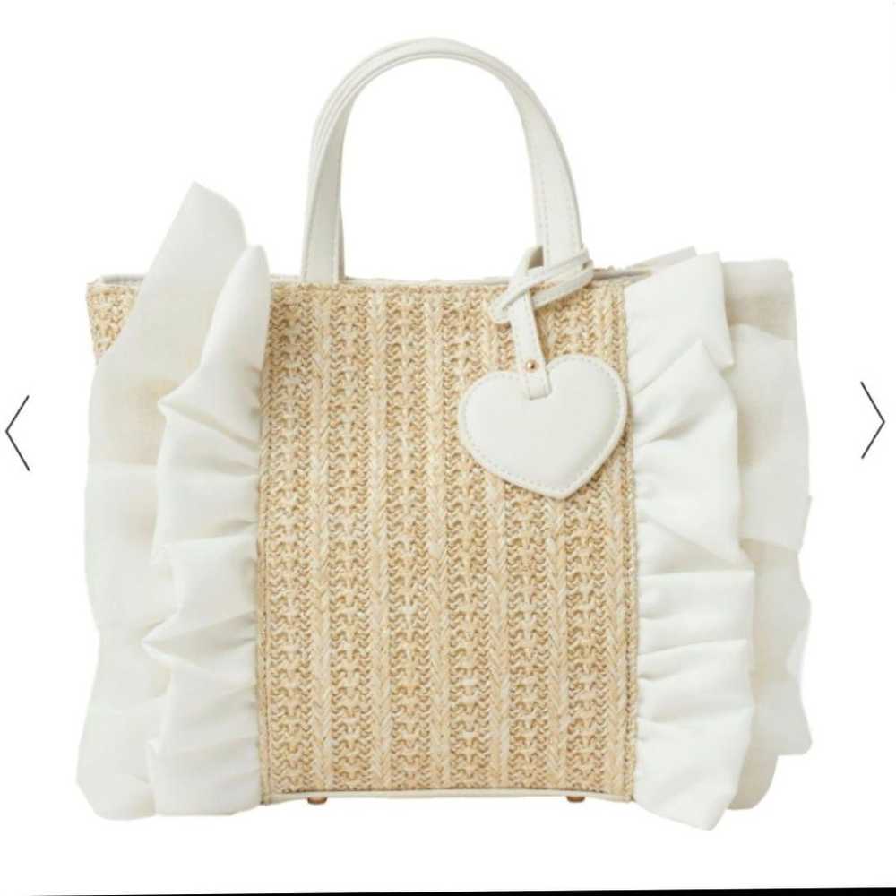 Frill Mini Bag White Diana. - image 1