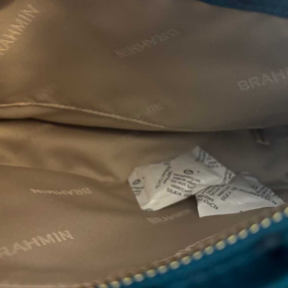 Brahmin Shea Melbourne Teal With Matching Wallet - image 2