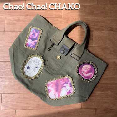 Ciao Ciao Chaco Military Tote Bag Angel Patch Larg