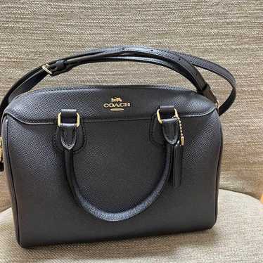 COACH Navy Shoulder Bag - image 1