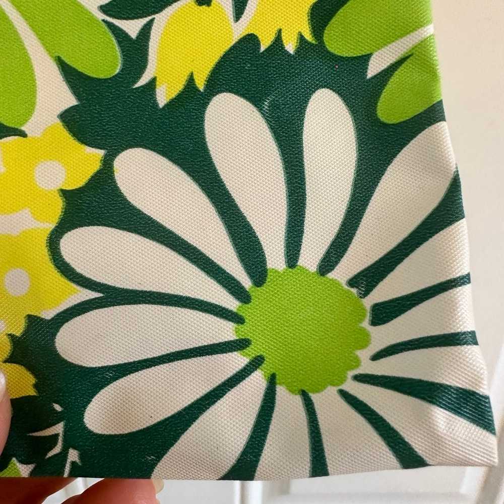 Vintage Retro flower power zipper pouch bag - image 2