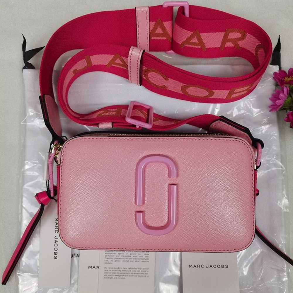 NWT Marc Jacob the SNAPSHOT Crossbody Bag Pink - image 1