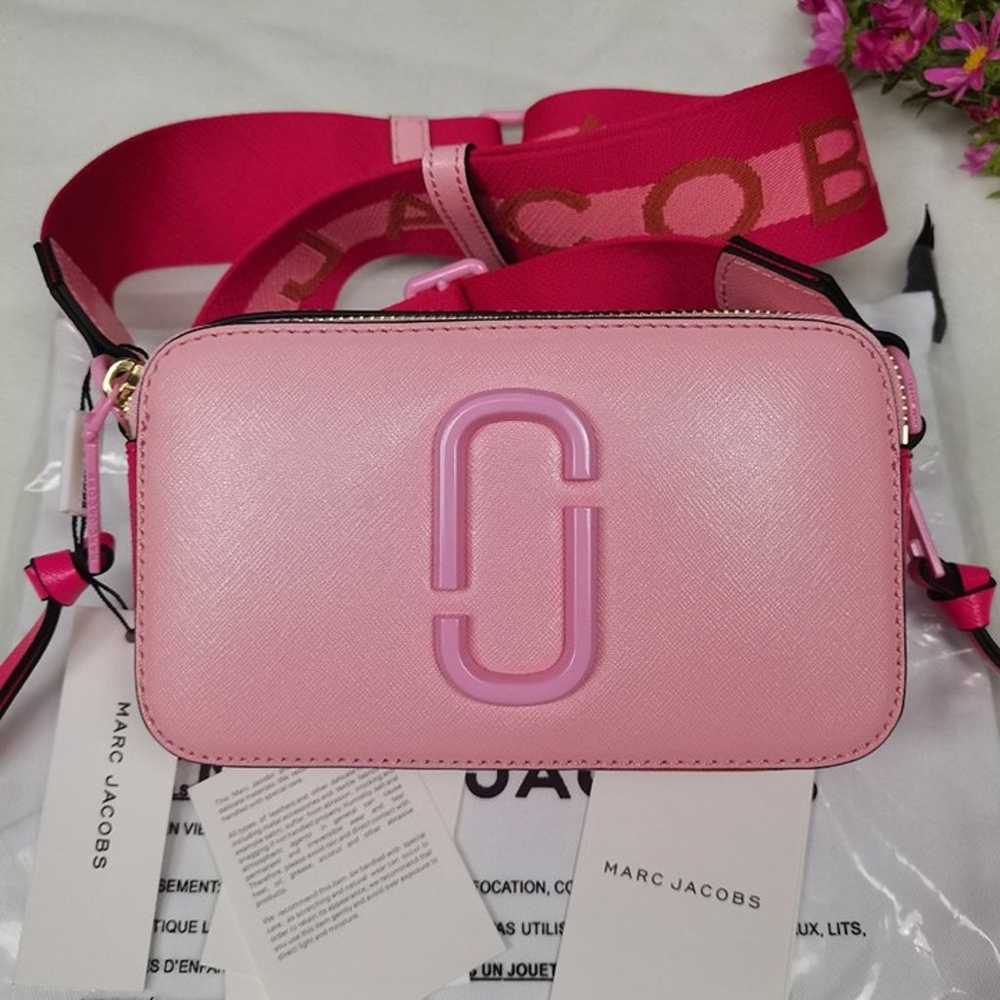 NWT Marc Jacob the SNAPSHOT Crossbody Bag Pink - image 2