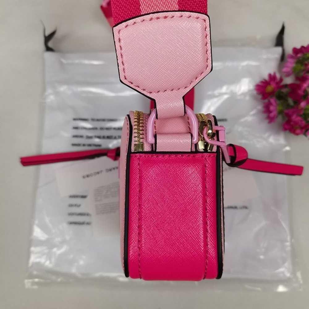 NWT Marc Jacob the SNAPSHOT Crossbody Bag Pink - image 4