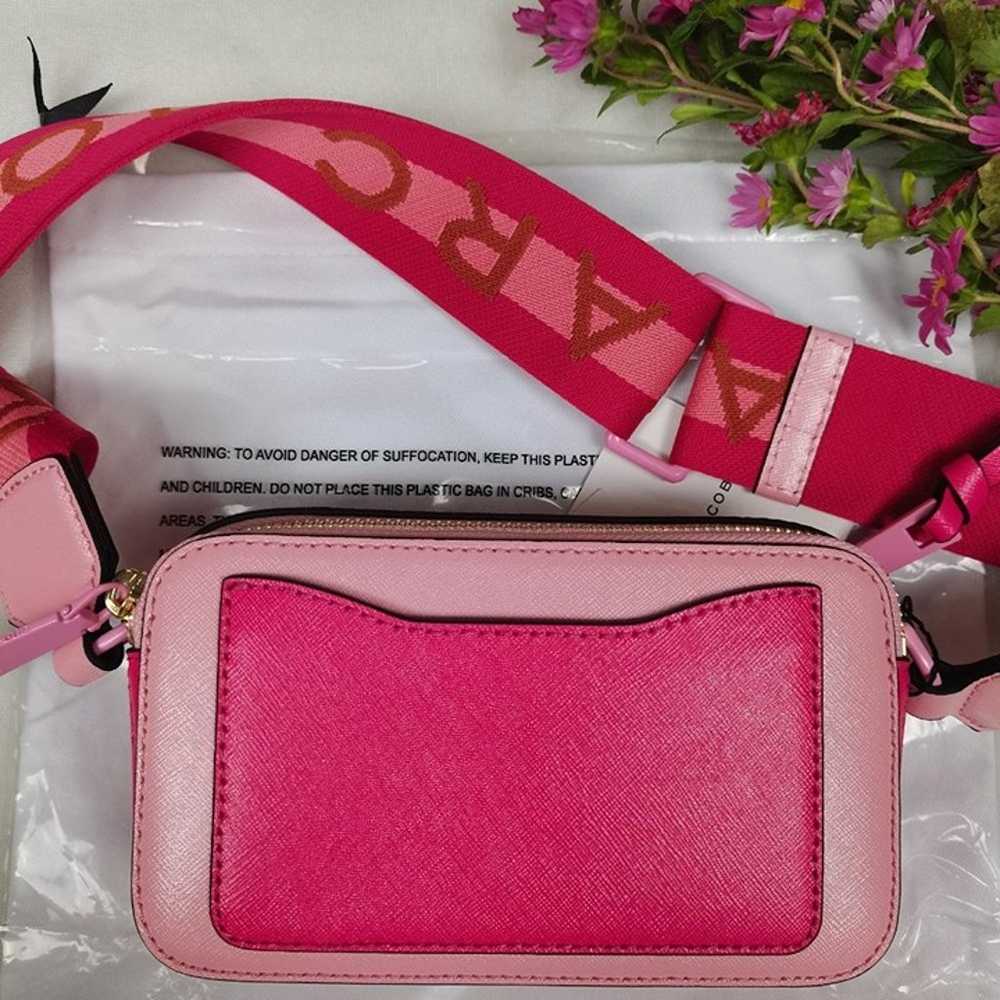 NWT Marc Jacob the SNAPSHOT Crossbody Bag Pink - image 5