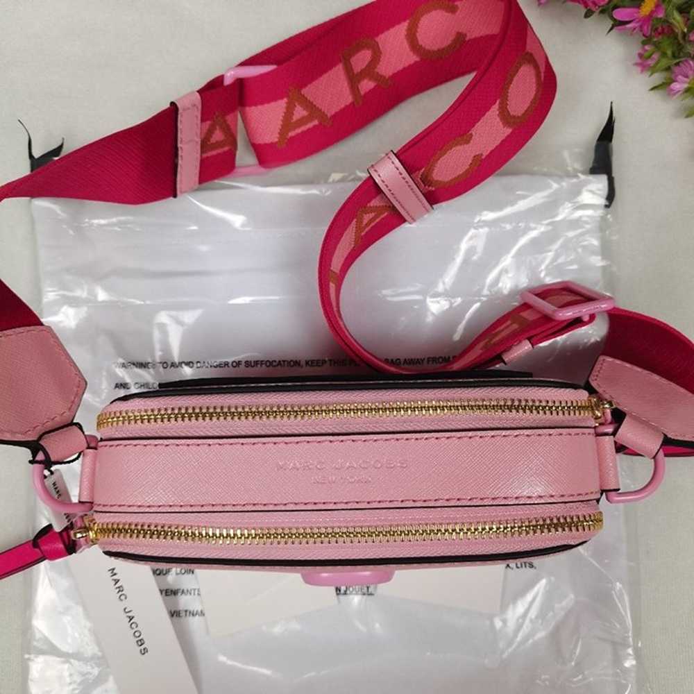 NWT Marc Jacob the SNAPSHOT Crossbody Bag Pink - image 6