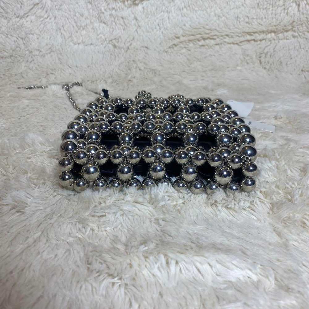 Unused MOUSSY SILVER BEADED MINI bag with tag. - image 11