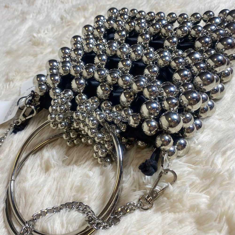 Unused MOUSSY SILVER BEADED MINI bag with tag. - image 12